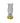Waterford crystal & brass candleholder, 12.5H