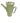 1970s Bennington Potters Celery Green Coffee Pot # 1630,  10"h x 9"w