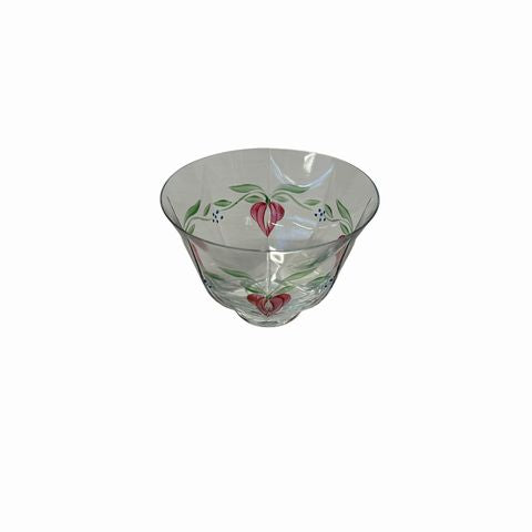 Painted Glass Decorative Bowl 5 D