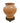 Pale Coral  Ceramic PLanter "15 h x "14 dia with Stand
