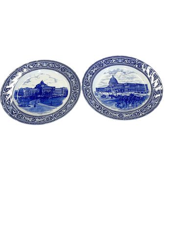 Pair Of Royal Doulton Historical. Plates10"