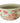Chinese Pink & Green Round Footed Cachepot, H. 7.5 in. x 12 in. Diam.