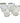 4 Barmioli Rocco Oslo Cappuccino Glasses 4.75" H
