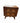 MCM solid wood nightstand w/geometric recessed panel door, 24H 24H. 22.5W. 18D.