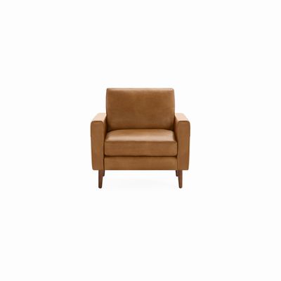 Nomad Leather Armchair, 34"W x 35"D x 33"H