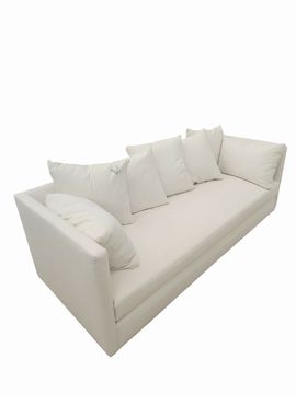 London Sofa  92"W x 43"D x 28"H  *AS IS* Arm issue