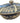 Blue/White Asian Lidded Oval Dish 3"h x 9"l