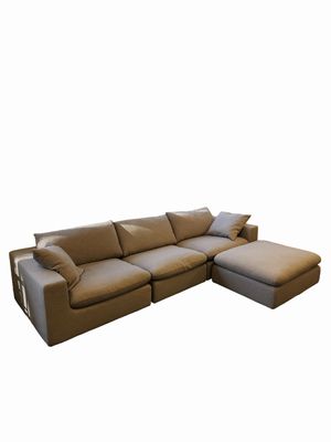 Dawson Extended Sofa With Ottoman 126"W