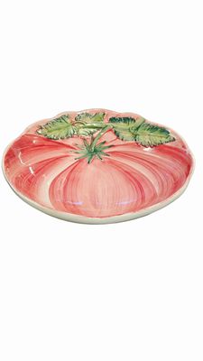 Vietri Red Tomato Serving Dish 9"Diam