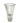 Cut Glass Hexagonal Vase 9.5"Hx4.5"D