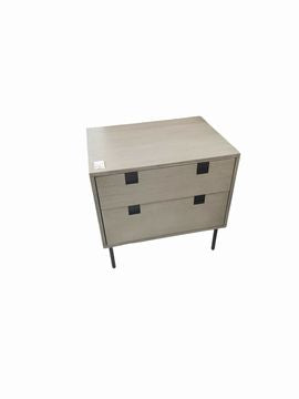 Carly 2 Drawer Nightstand  24"W x 18"D x 23"H