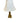 SMALL Table Lamp, Gold Italianate 14"h