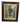Antique mixed media photo in faux-grain frame of a marksman of the Italian Bersa