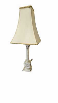 Ivory Column Table Lamp 26"
