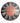 Decorative  Red/ Black Wall Clock 29"Dia