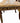 Pair Vintage Maitland Smith Mahogany & Gilt Wood Side Chairs, H. 38 in.