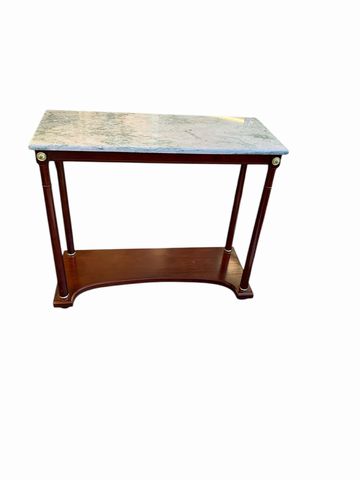 Cherry Marble Top Console 19x8"