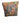 Pair Silk Feather Pattern Throw Pillows 18" x 15"