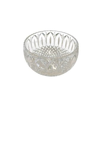 Cut Crystal Center Piece Bowl 5"H x 9"Diam