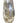 "Franco" Italian Hand Decorated Silver Leaf Contemporary Vase 15"h x 8w