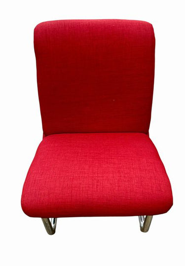 Pair Allsteel Mid Century Modern Style Slingback Chairs