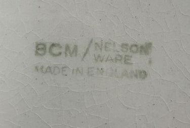 Set of 8 English porcelain BCM/Nelsonware divided "Indian Tree" plates, 10" diam