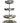 International Silver 4-tier silverplate stand, 25.5" h, 7"-12" diam.