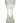 Vintage cut lead crystal corset vase, 12" h, 4.5" diam.