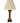 Classical Corinthian Column Lamp w/Black Base, H. 32 in.
