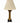 Classical Corinthian Column Lamp w/Black Base, H. 32 in.
