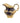Blue Flow Antique Pitcher 9x9"