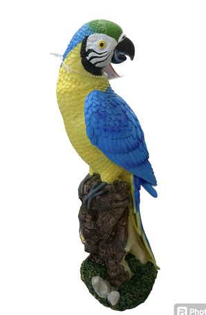 Tropical Parrot Figurine 14"x5"