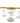 Set of 4 Vintage Gold Rimmed Coupe Glasses 4.5"h x 4"d