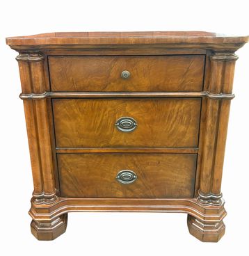 PAIR of Magnusson Home "Biltmore Estate Collection" 3-drawer nightstands, 32" h,