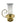 BaldwinBrass Hurricane Candlestick w/Globe 13x8"