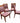 6 Century Chair Co. Regency Style Dining Chairs, 2 Arm, 4 Side