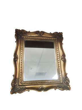 Detailed Bronze-Toned Mirror 11"x14"