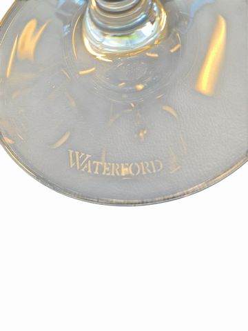 Four Waterford Robert Mondavi Crystal Wine Glass 10"ht.