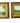 PAIR of oil landscape paintings in ornate gold frames, 13.25" h x 15.25" w