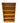Teak bookcase, 60H. 35W. 11.75D.