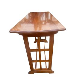 Mission/Arts & Crafts cherry console table, 32.5H 56W 20D