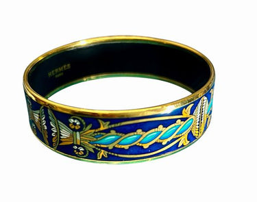 HERMES Enamel Bangle Bracelet, 65