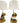 Pr.MCM Royal Dalton Lamps  Balloon Sellers 19"h x 7"w