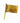 18K Yellow Gold American Flag Pin, 4.7 grams