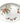 Royal Worcester "Evesham" oval porcelain serving platter, 11" x 13"