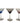 Set of 3 Waterford Marquis colored polka dot martini glasses, 7.5" h