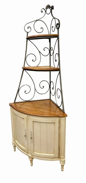 Ethan Allen Legacy Country French Style Corner Cabinet