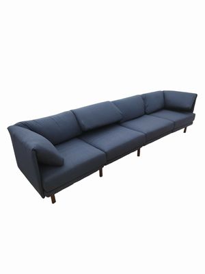 Range 4pc Sofa, Navy Blue, 121"W x 31"D x 28"H