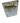 Silver Metal Hanging Wall Mirror 34x24"