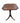 Mahogany pedestal tilt-top table, 29.75 (flat), 39.25" (tilted), 20" x20"